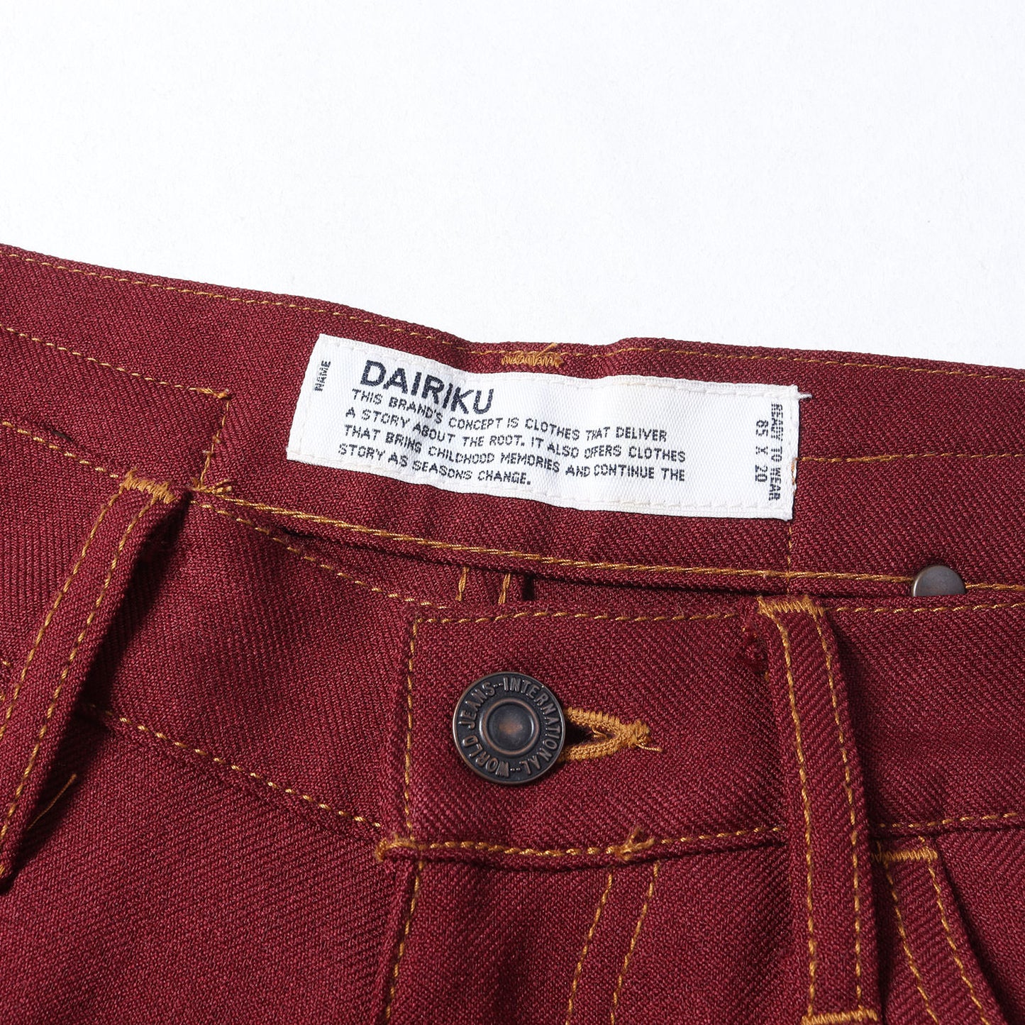 21AW フレア フラッシャープリーツドパンツ (Flare Flasher Pressed Pants)