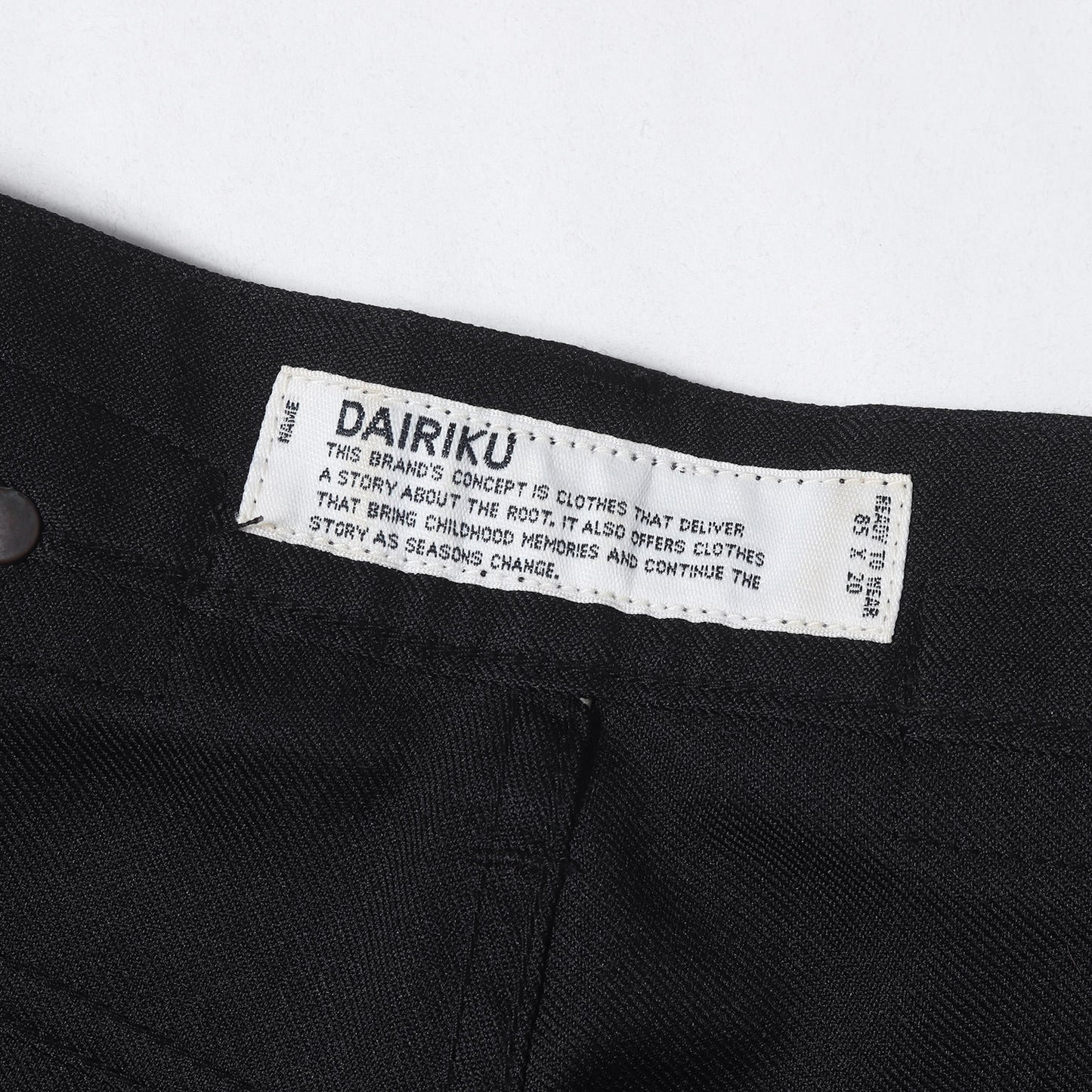 21SS フレア フラッシャープリーツドパンツ (Flare Flasher Pressed Pants)