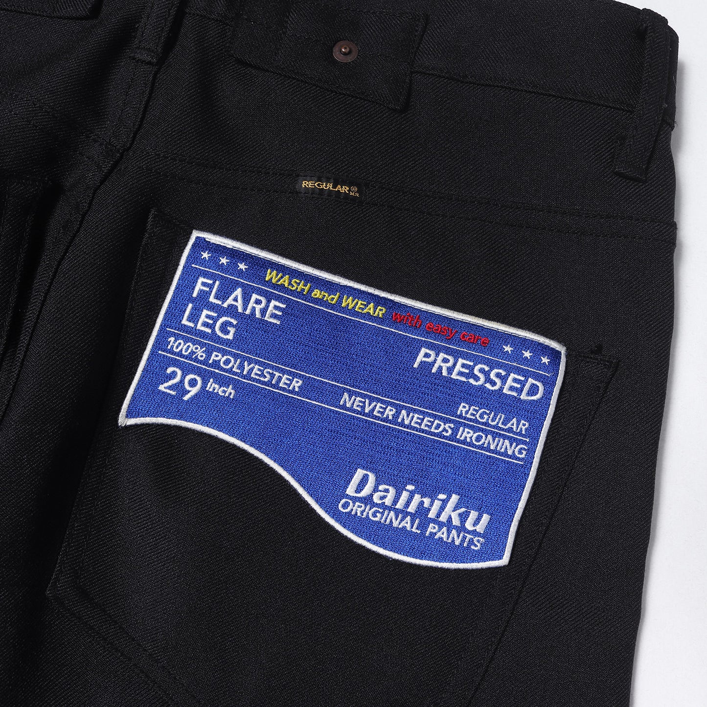 21SS フレア フラッシャープリーツドパンツ (Flare Flasher Pressed Pants)