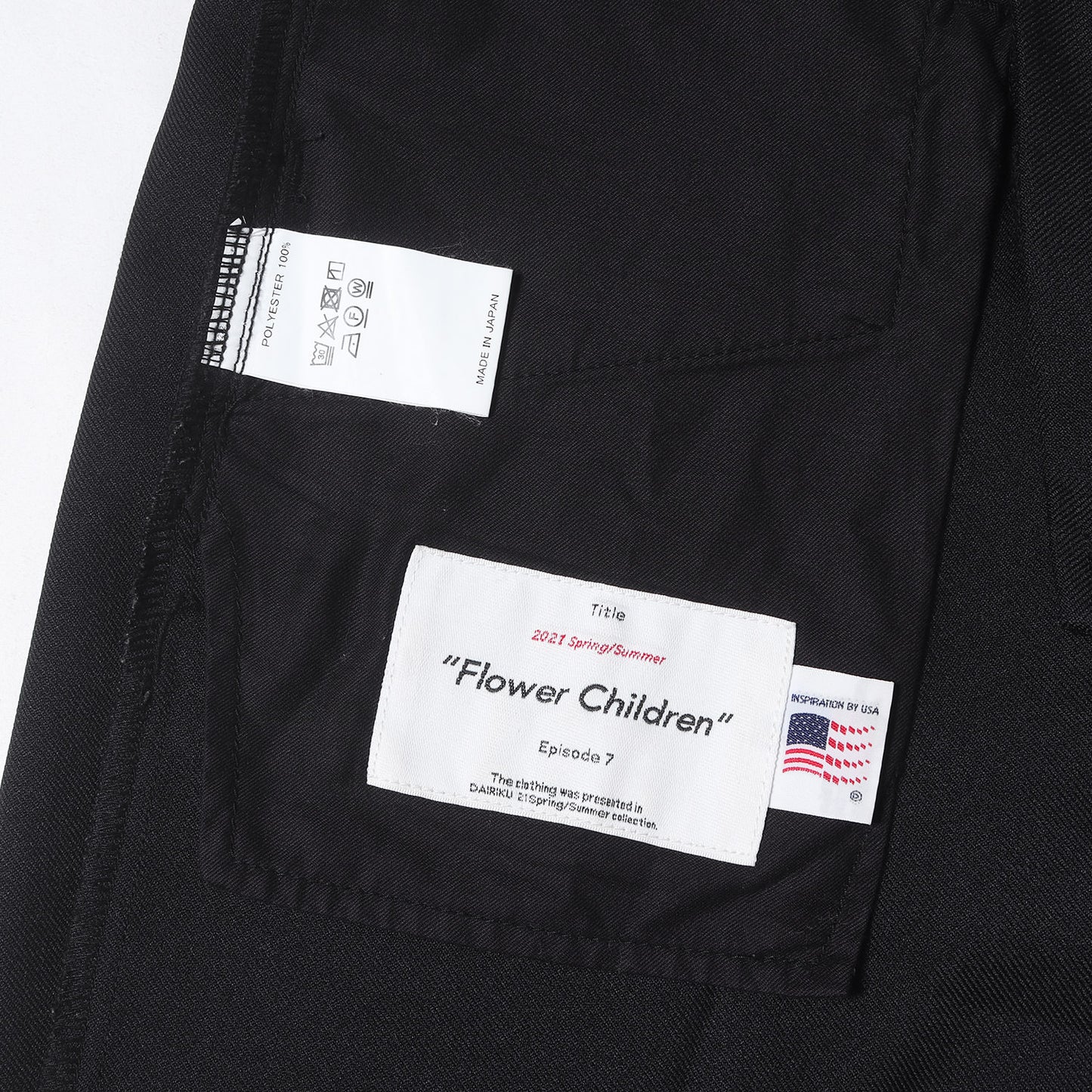21SS フレア フラッシャープリーツドパンツ (Flare Flasher Pressed Pants)