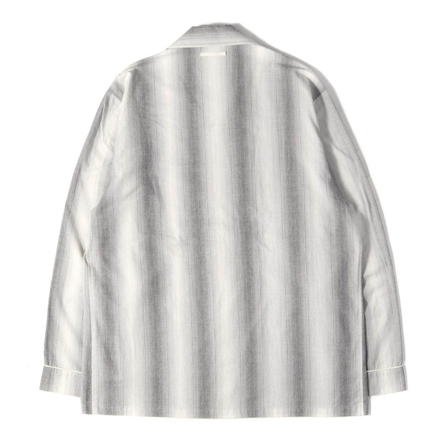 22AW オンブレストライプ パジャマ シャツ (Ombre stripe pajama shirt)