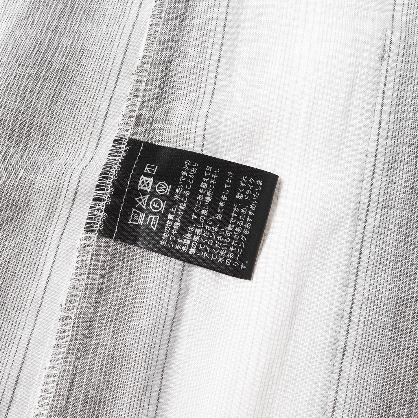 22AW オンブレストライプ パジャマ シャツ (Ombre stripe pajama shirt)