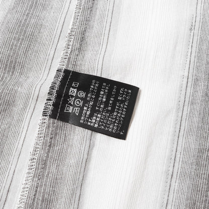 22AW オンブレストライプ パジャマ シャツ (Ombre stripe pajama shirt)