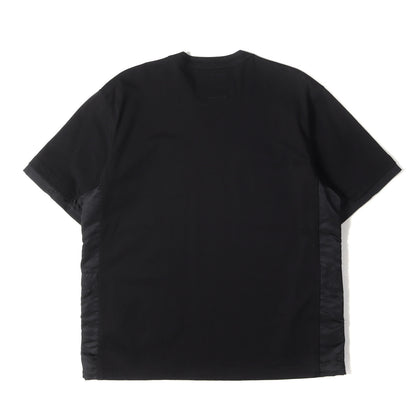 2025年製 ナイロン切替 天竺編み Tシャツ (Cotton Jersey T-Shirt)