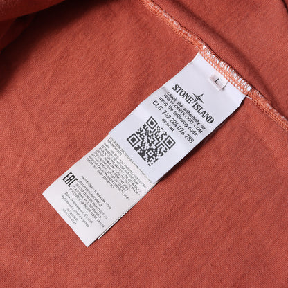 ガーメントダイ ヘンリー スタンドカラー 長袖 Tシャツ (GRANDAD COLLAR LONG SLEEVE TEE)