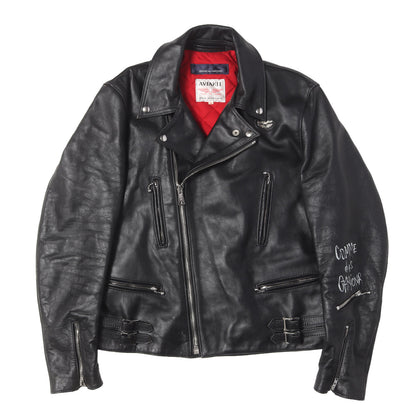 × Lewis Leathers LIGHTNING 391T ロゴ ペイント ライダースジャケット / 青山スペシャル