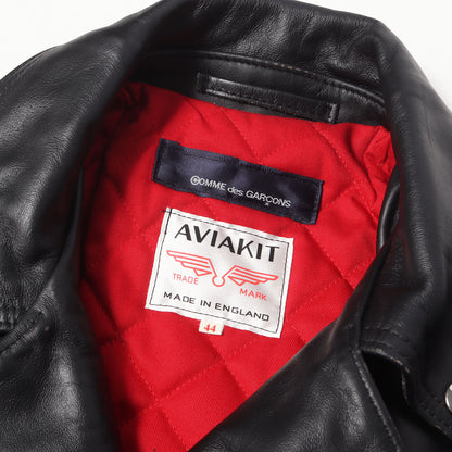 × Lewis Leathers LIGHTNING 391T ロゴ ペイント ライダースジャケット / 青山スペシャル