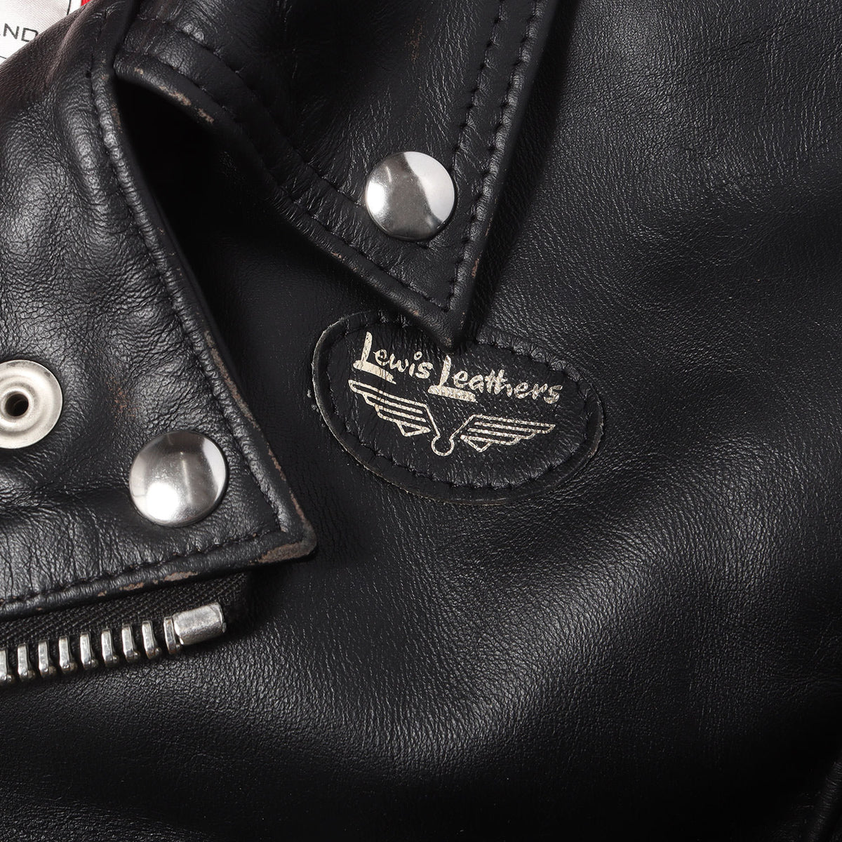 × Lewis Leathers LIGHTNING 391T ロゴ ペイント ライダースジャケット / 青山スペシャル