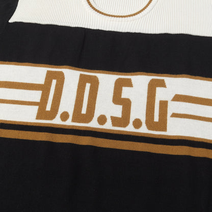 D.D.S.G ジャガード 切替 ハイゲージ ニット セーター