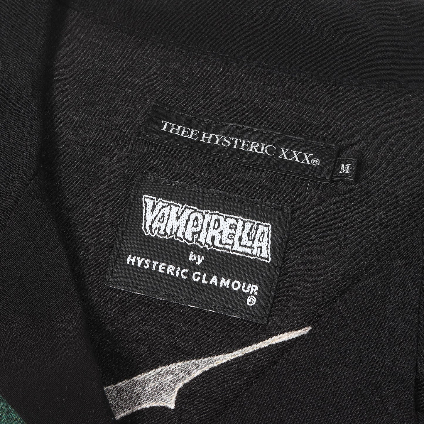 21AW VP/THE ART OF VAMPIRELLA オープンカラー レーヨン シャツ