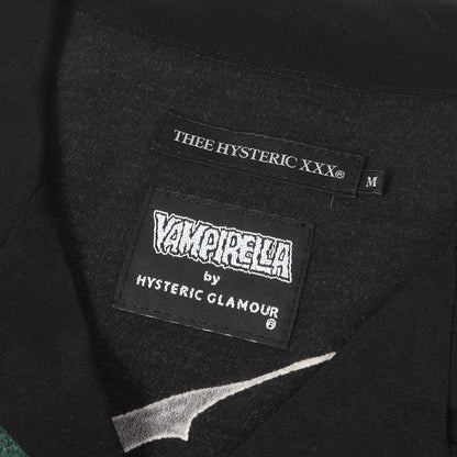21AW VP/THE ART OF VAMPIRELLA オープンカラー レーヨン シャツ