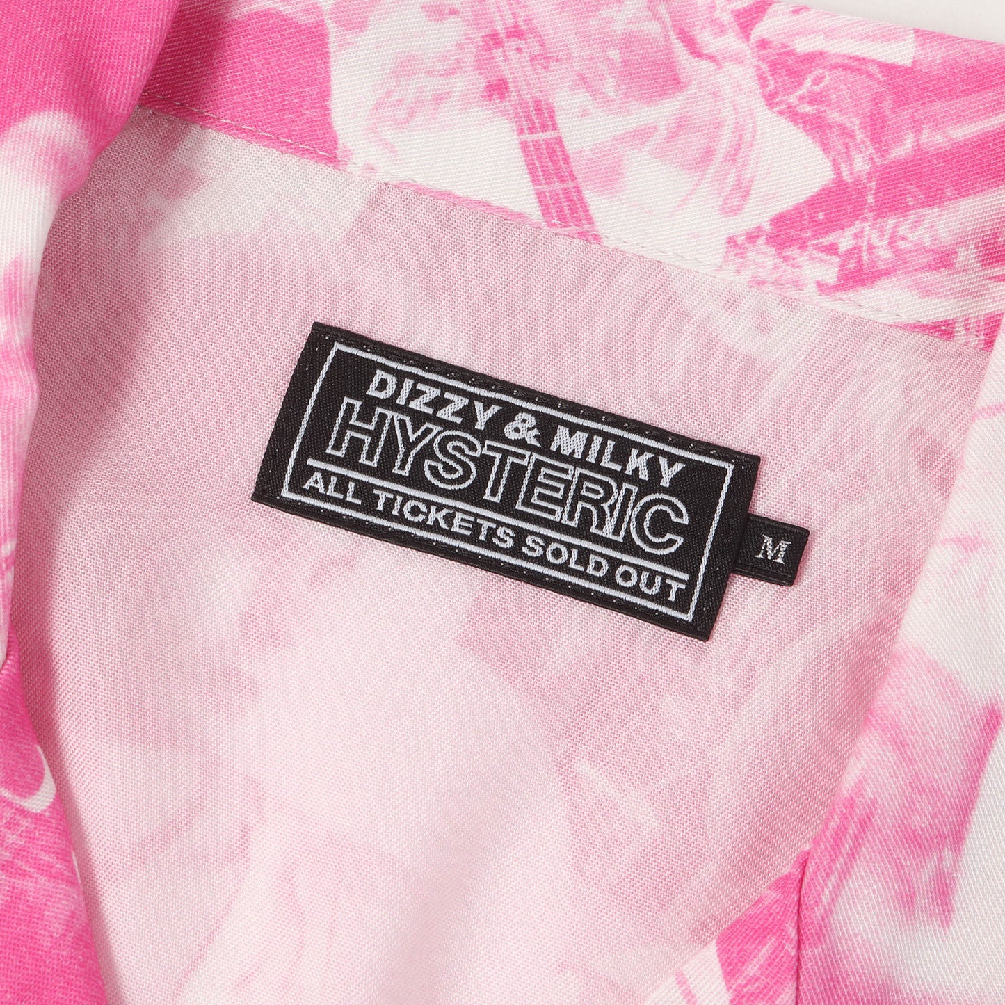 25SS DENNIS MORRIS/BOLLOKS ANARCHY MIX柄 オープンカラー シルク シャツ