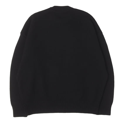 ハートロゴ ジャガード ニット セーター (Ami de Cœur Crewneck Sweater)
