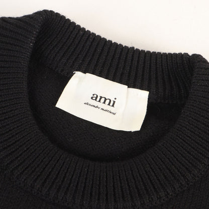 ハートロゴ ジャガード ニット セーター (Ami de Cœur Crewneck Sweater)