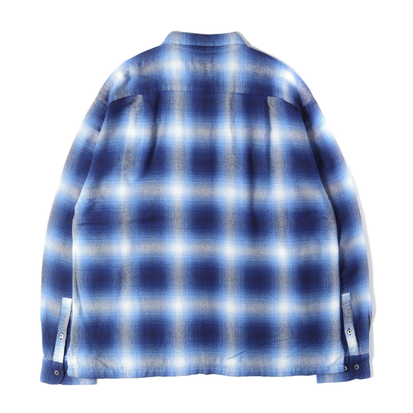 26SS オンブレチェック ライトフランネル シャツ (R.Flannel Ombre Open Collar SH)