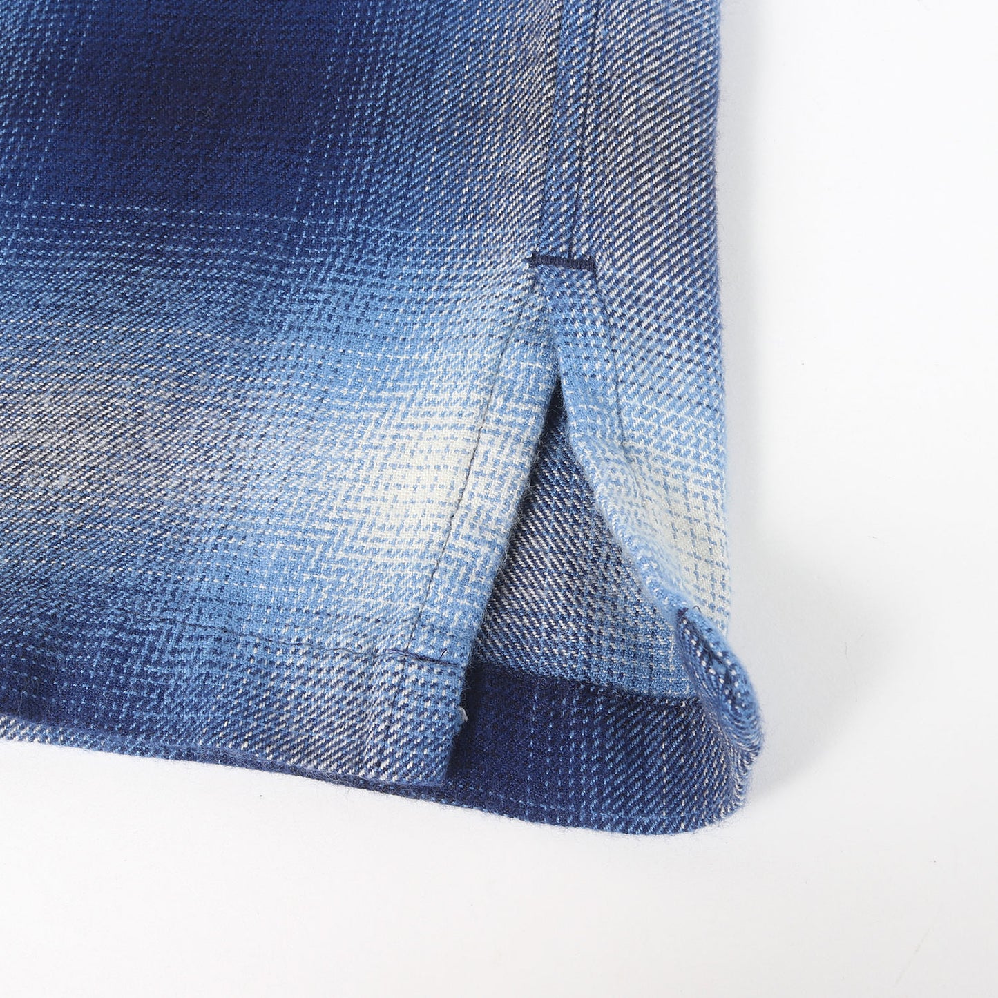 26SS オンブレチェック ライトフランネル シャツ (R.Flannel Ombre Open Collar SH)