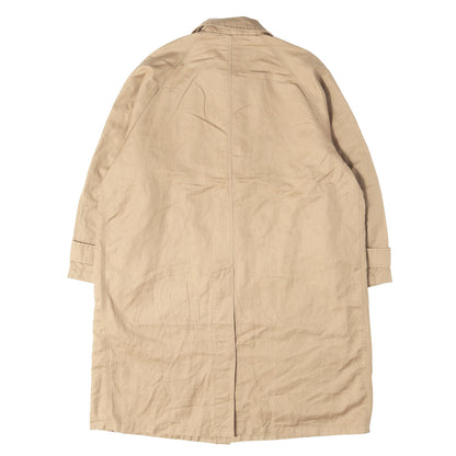 26SS ステンカラー バルマカーン スプリング コート (Cotton Linen Balmacaan)