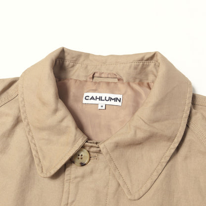 26SS ステンカラー バルマカーン スプリング コート (Cotton Linen Balmacaan)