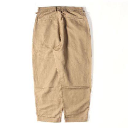 24SS ツータック リネンコットン チノパンツ (Cotton Linen 2 Tuck Chino Pant)