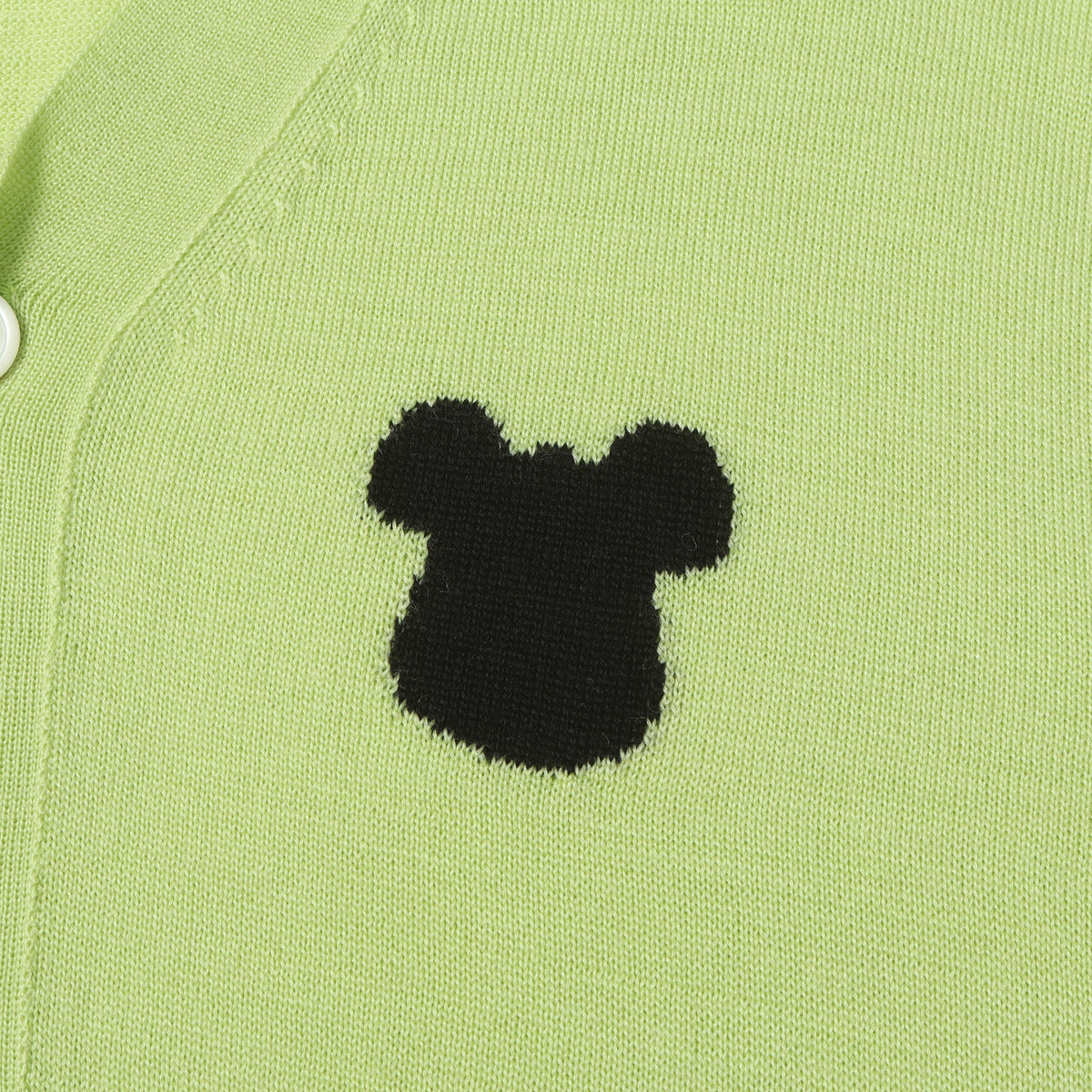 23SS × BE@RBRICK ロゴ ウール ニット カーディガン