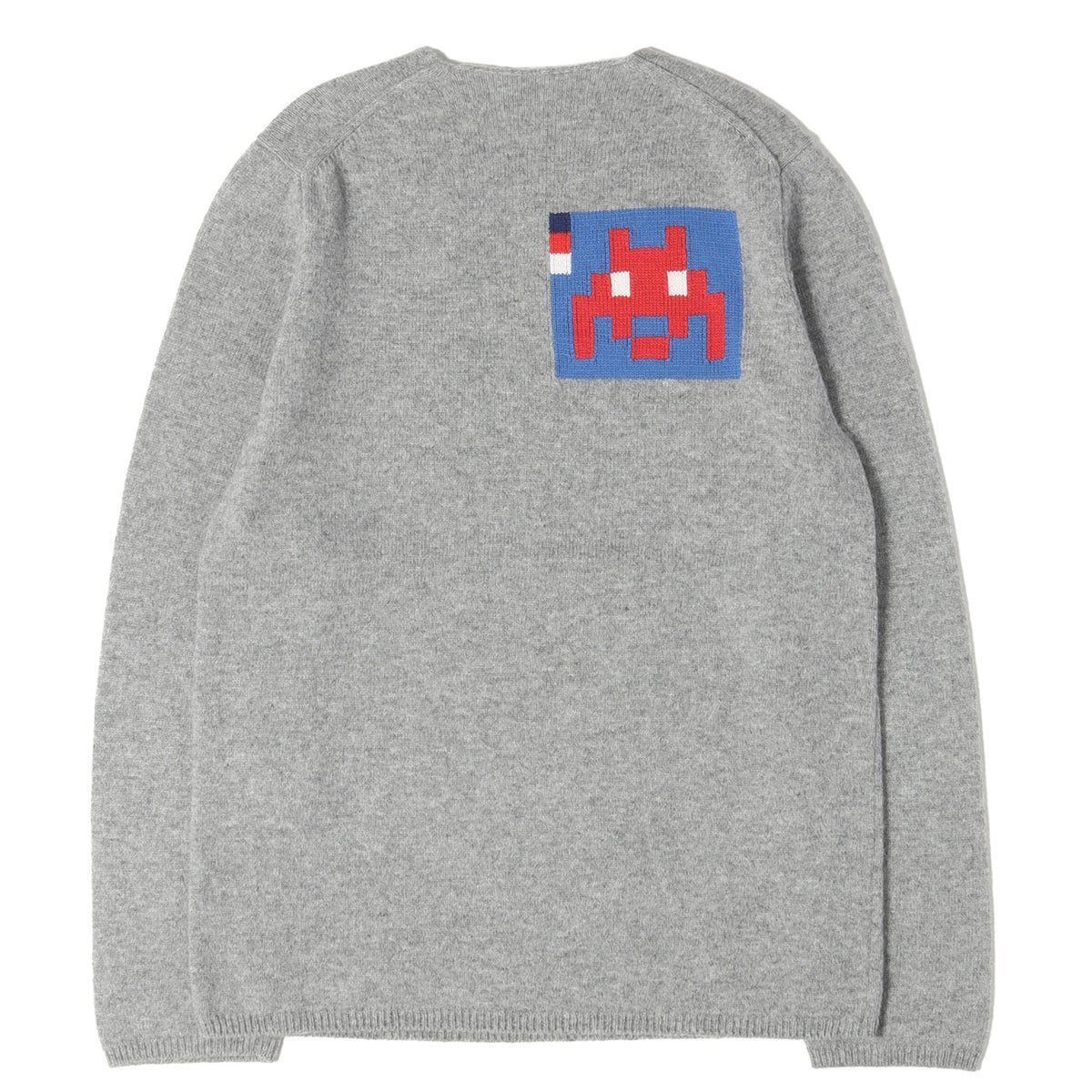 22AW × INVADER グラフィック ジャガード ニット セーター (Invader Knit Sweater)
