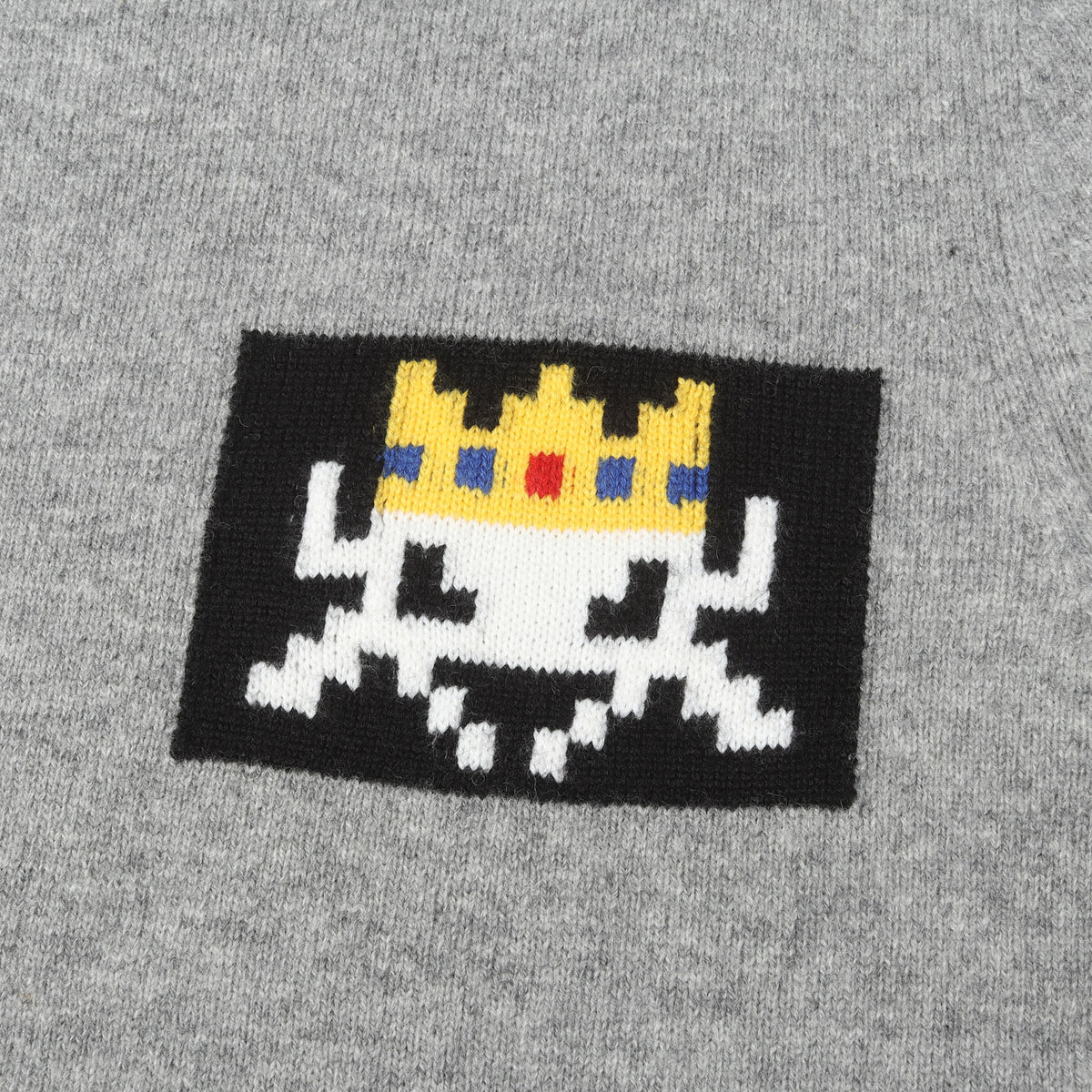 22AW × INVADER グラフィック ジャガード ニット セーター (Invader Knit Sweater)