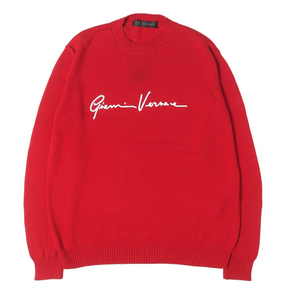 20AW シグネチャーロゴ コットン ニット セーター (GV Signature Crewneck Knit Sweater)