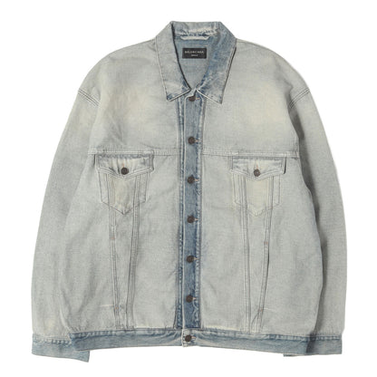 24SS インサイドアウト デニム トラッカージャケット (Oversized Denim Jacket)