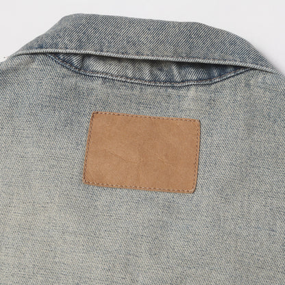 24SS インサイドアウト デニム トラッカージャケット (Oversized Denim Jacket)