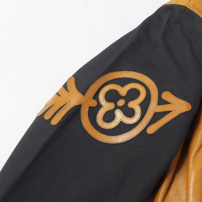 23SS ミックスキャンバス レザー ボンバージャケット (Mixed Canvas and Leather Bomber)