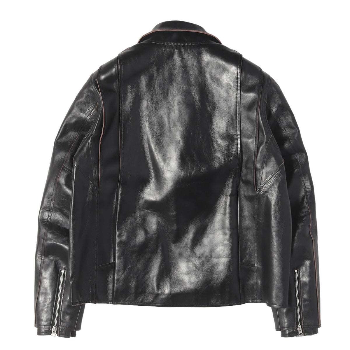 25AW カウハイドレザー ダブルライダース ジャケット (Leather Jacket)