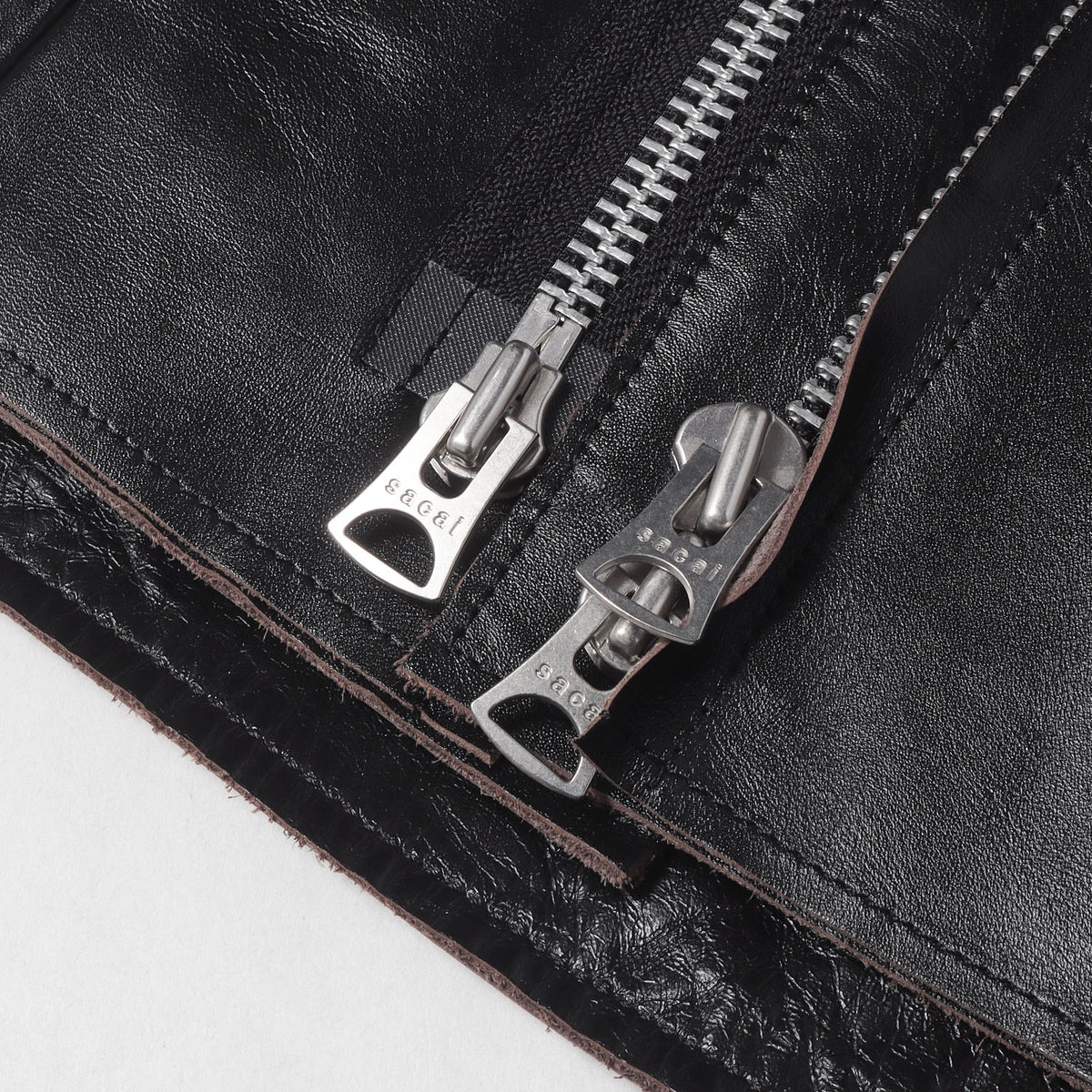 25AW カウハイドレザー ダブルライダース ジャケット (Leather Jacket)