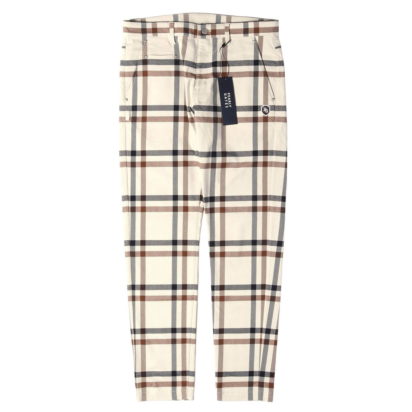 25SS チェック ストレッチ ツイル パンツ