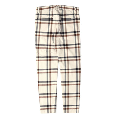 25SS チェック ストレッチ ツイル パンツ
