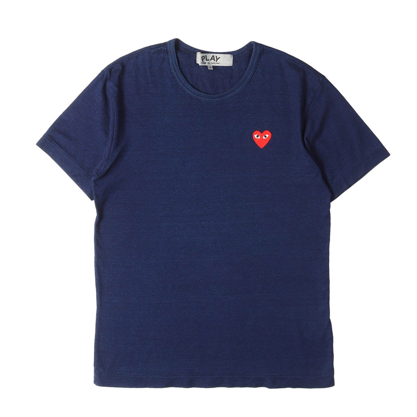 20SS インディゴ染め プレイハート Tシャツ