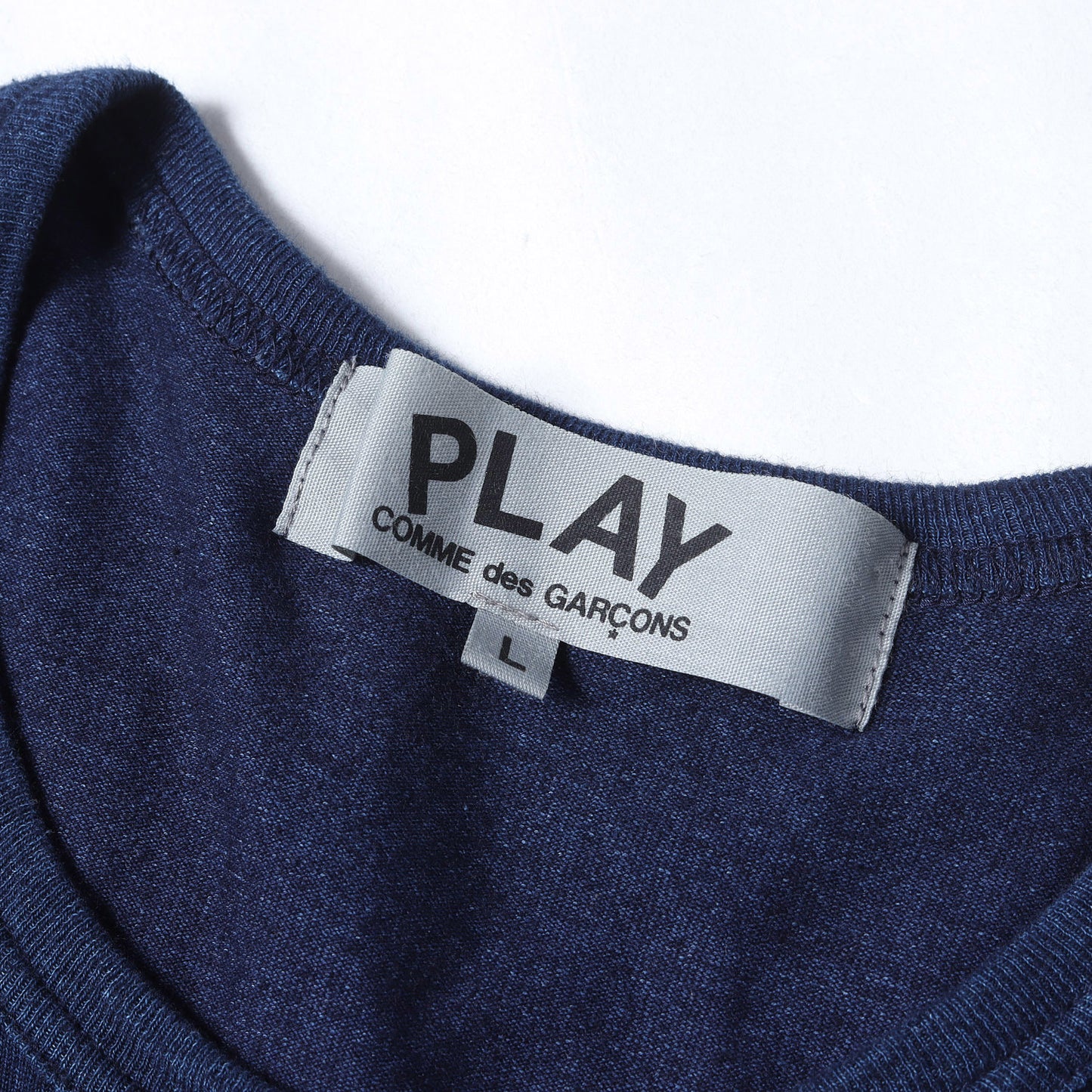 20SS インディゴ染め プレイハート Tシャツ