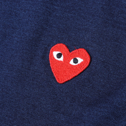 20SS インディゴ染め プレイハート Tシャツ