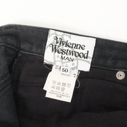 箔押しオーブストレッチ デニム スキニー パンツ / MADE IN JAPAN