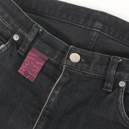 箔押しオーブストレッチ デニム スキニー パンツ / MADE IN JAPAN