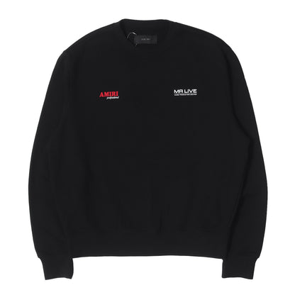 23AW グラフィック ロゴ スウェット トレーナー (Drum Machine Black Crewneck Jumper)
