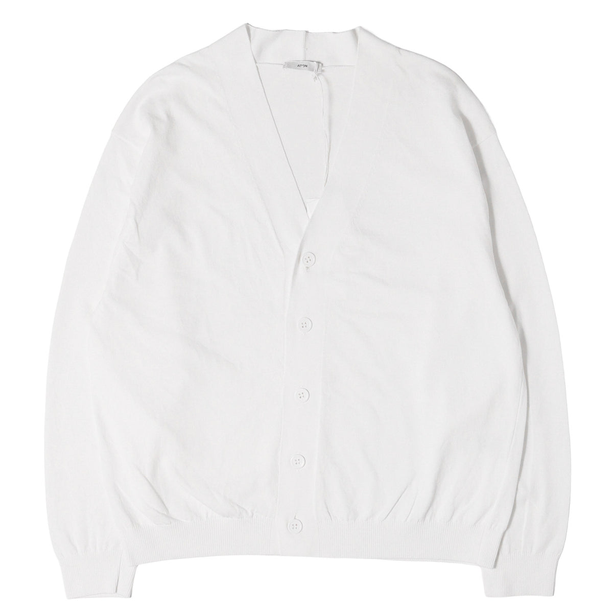 20SS ハイゲージ コットンニット カーディガン (FRESCA KNIT OVERSIZED CARDIGAN)