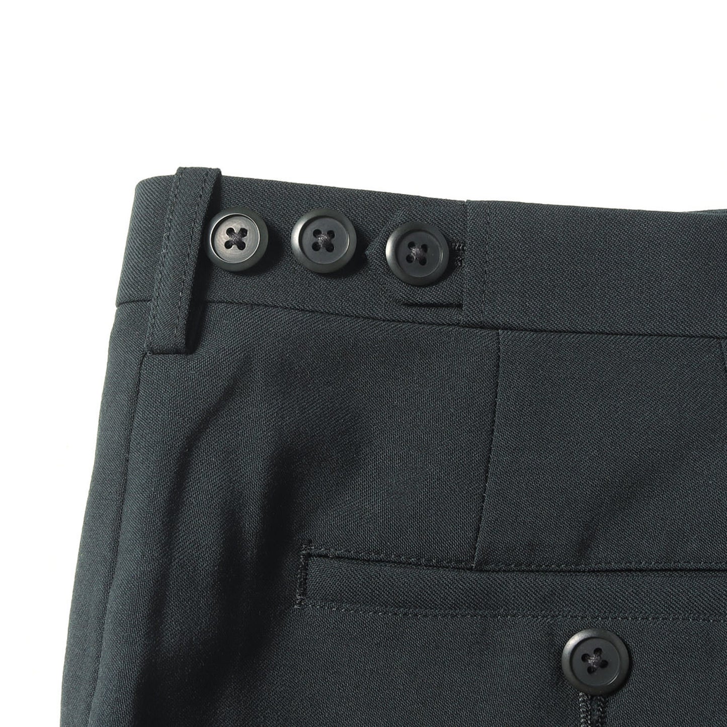 25SS ウールギャバ ストレート トラウザー スラックス パンツ (STRAIGHT SLACKS)