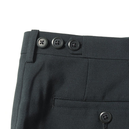 25SS ウールギャバ ストレート トラウザー スラックス パンツ (STRAIGHT SLACKS)