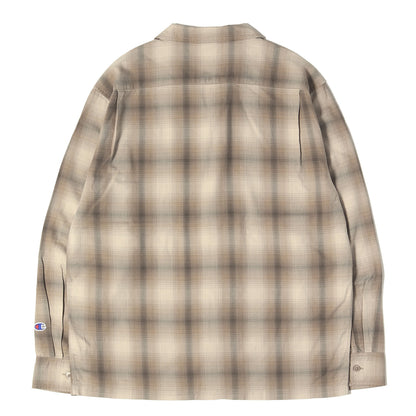 26SS 直営限定コレクション オンブレチェック レーヨン シャツ (Long Sleeve Shirt)
