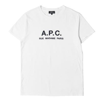 近年モデル リュ マダム ロゴ 刺繍 Ｔシャツ (T-SHIRT RUE MADAME HOMME) / MADE IN JAPAN