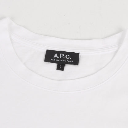 近年モデル リュ マダム ロゴ 刺繍 Ｔシャツ (T-SHIRT RUE MADAME HOMME) / MADE IN JAPAN