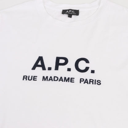 近年モデル リュ マダム ロゴ 刺繍 Ｔシャツ (T-SHIRT RUE MADAME HOMME) / MADE IN JAPAN