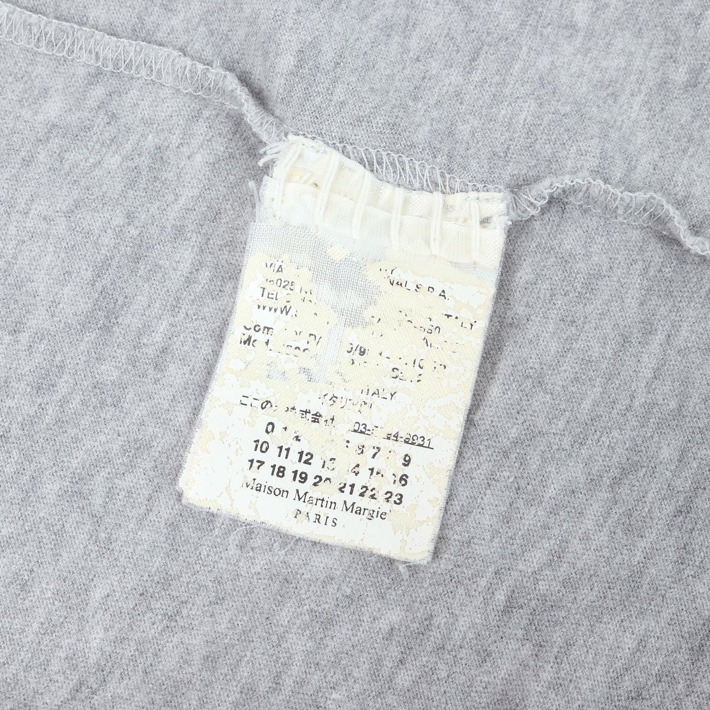 ここのえ期 切替パッチ ラウンドネック Tシャツ / MM10