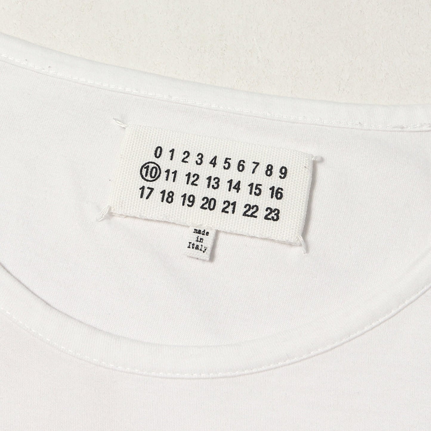 切替パッチ ラウンドネック Tシャツ / MM10