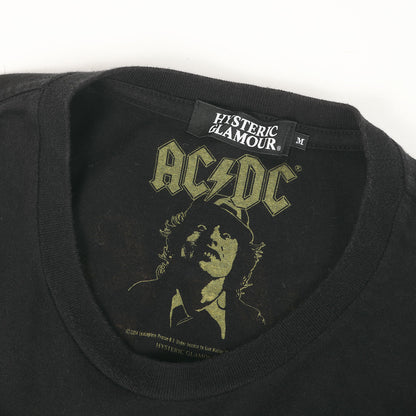 × AC/DC アンガス ヤング Tシャツ (ACDC EUROPE TOUR 88 pt T-SH)